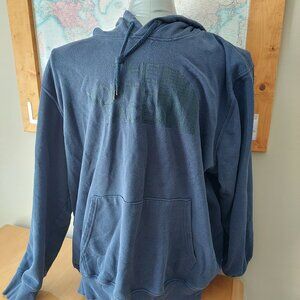 The North Face Navy Blue Large Front Logo Men's Hoodie Size XXXL